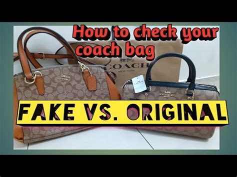 how to tell if coach bag is real or fake|how to authenticate coach bag.